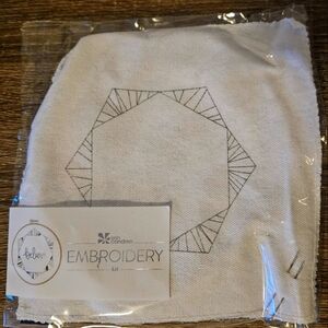 Erin Condren Embroidery Kit with Geometric Design